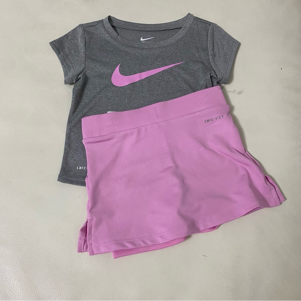 Nike cute pink top set